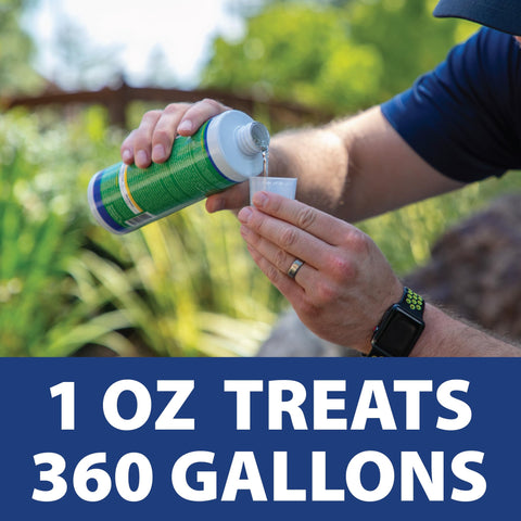 The Pond Guy InstaFix Algae Control bottle front demonstrates fast-acting treatment