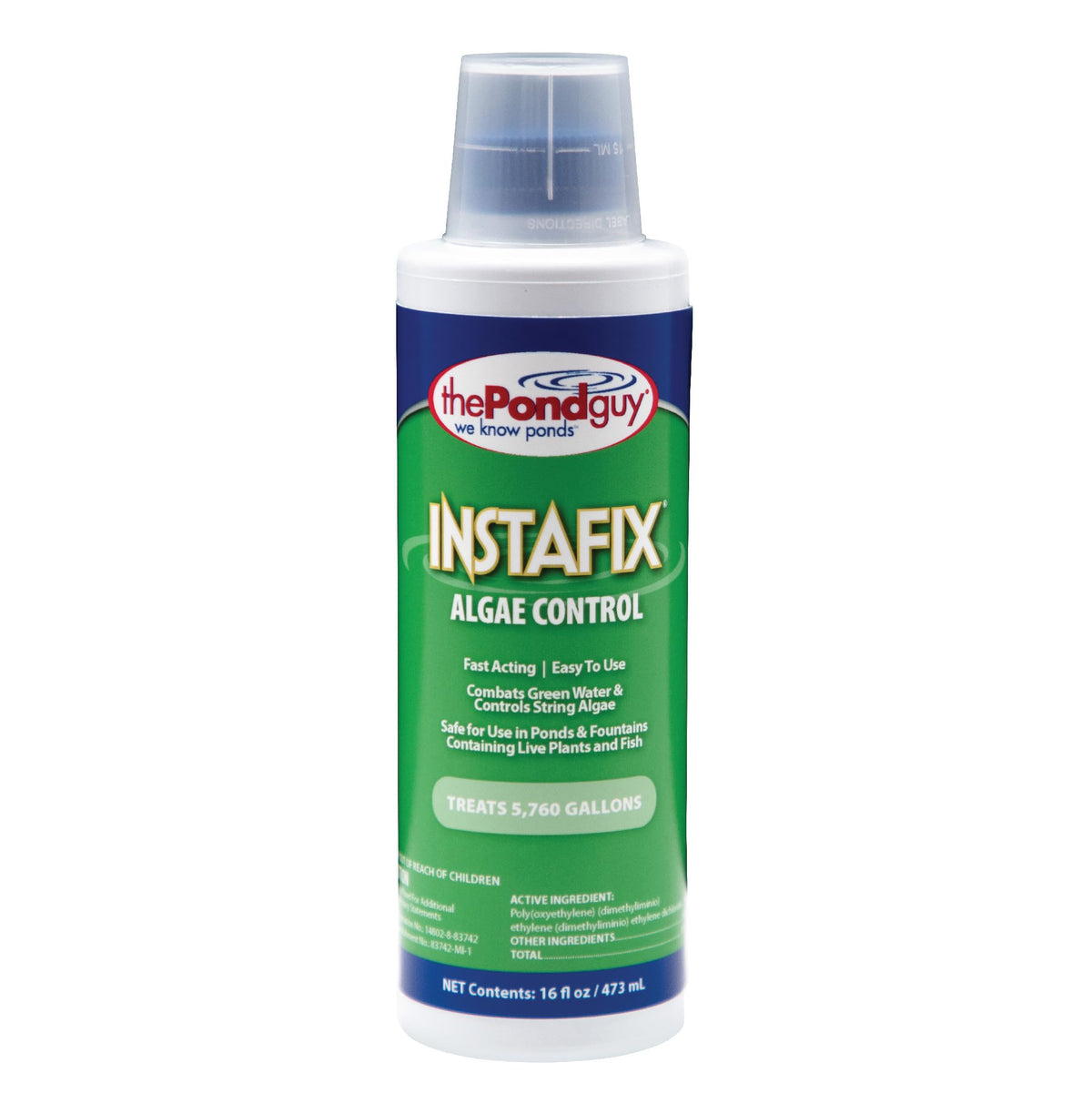 The Pond Guy InstaFix Algae Control pour around pond edge reduces blooms
