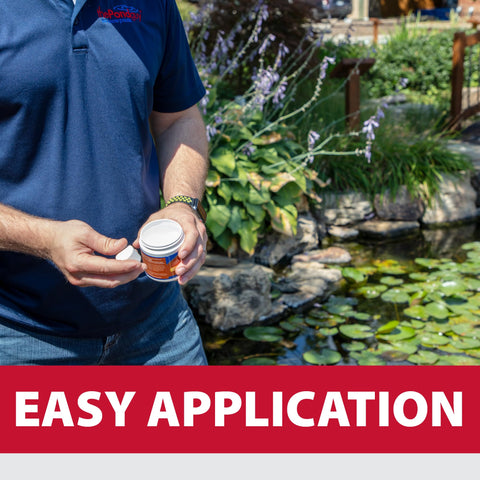 The Pond Guy Muck Defense helps reduce odors as sludge decomposes.