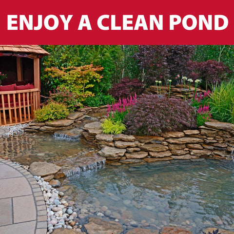 The Pond Guy Muck Defense is safe for fish, plants, and pets.