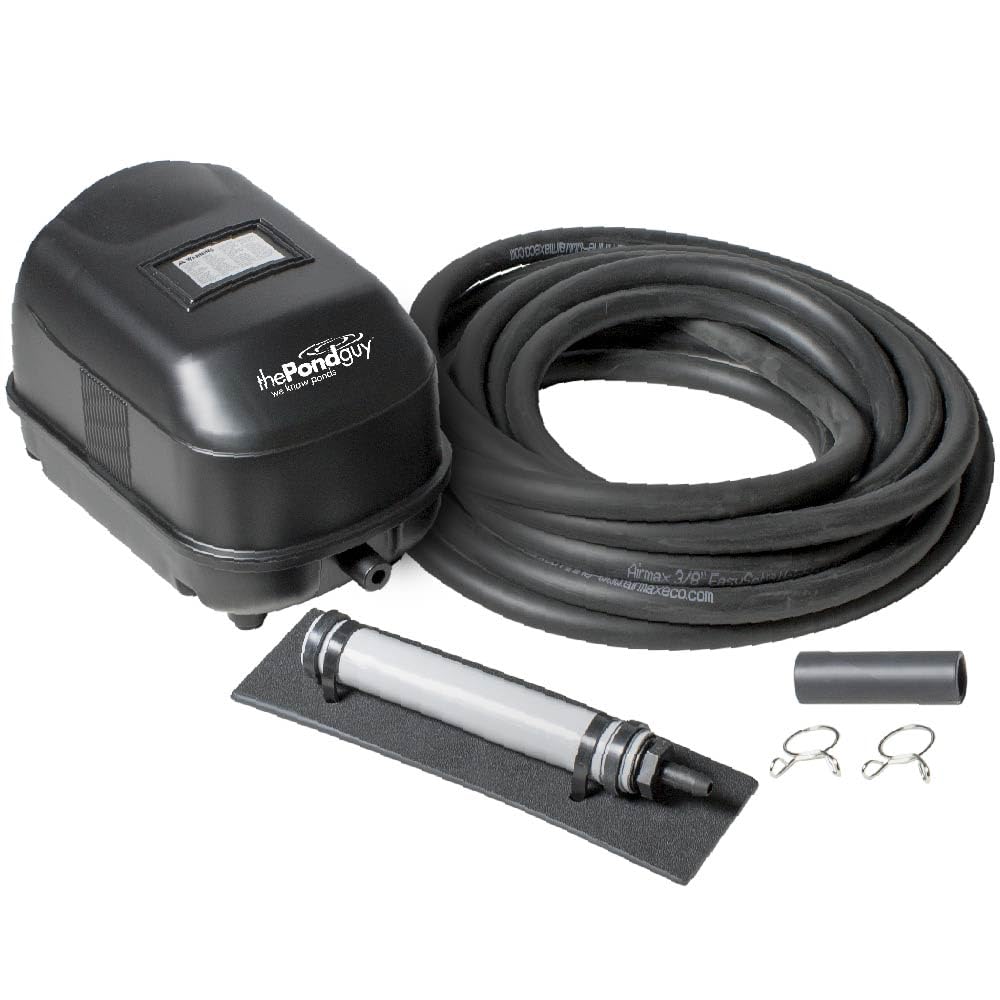 The Pond Guy Pond Aerator 1 kit improves pond circulation and oxygenation