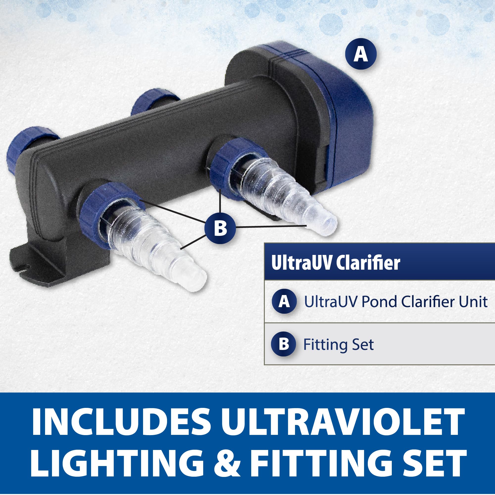 The Pond Guy UltraUV UV bulb close-up delivers powerful algae control.