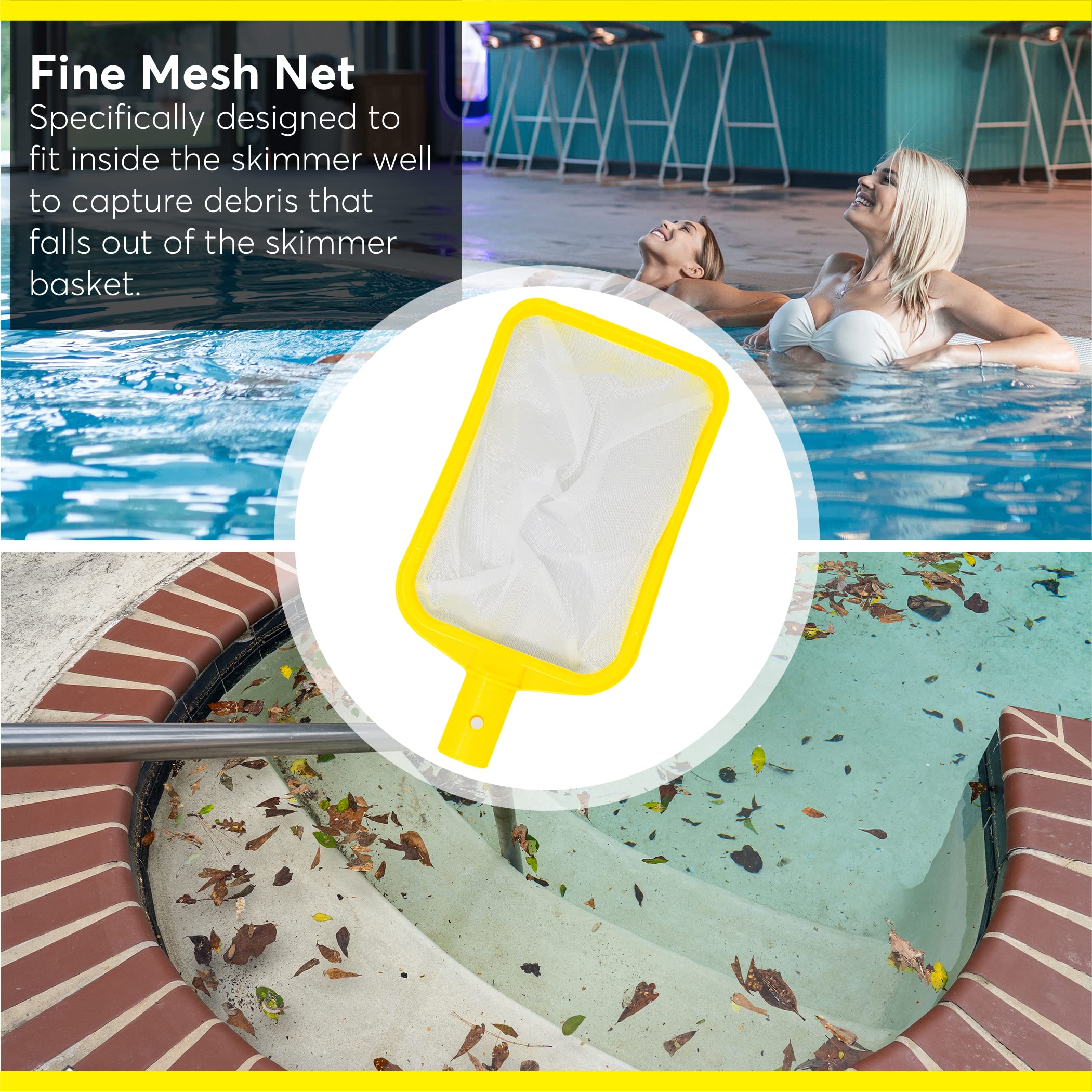 The Skimmie replacement net enables quick, hassle free debris skimming.