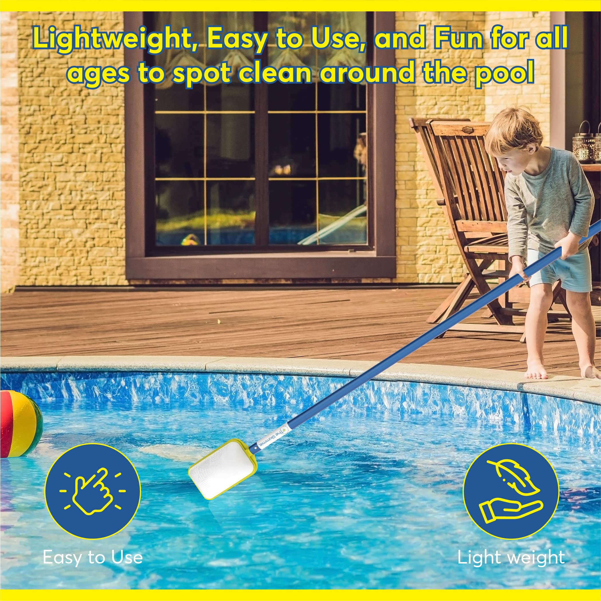 The Skimmie replacement net fits filter compartments to trap debris.