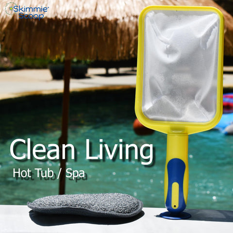 Lightweight handle of The Skimmie Scoop designed to reduce fatigue during use