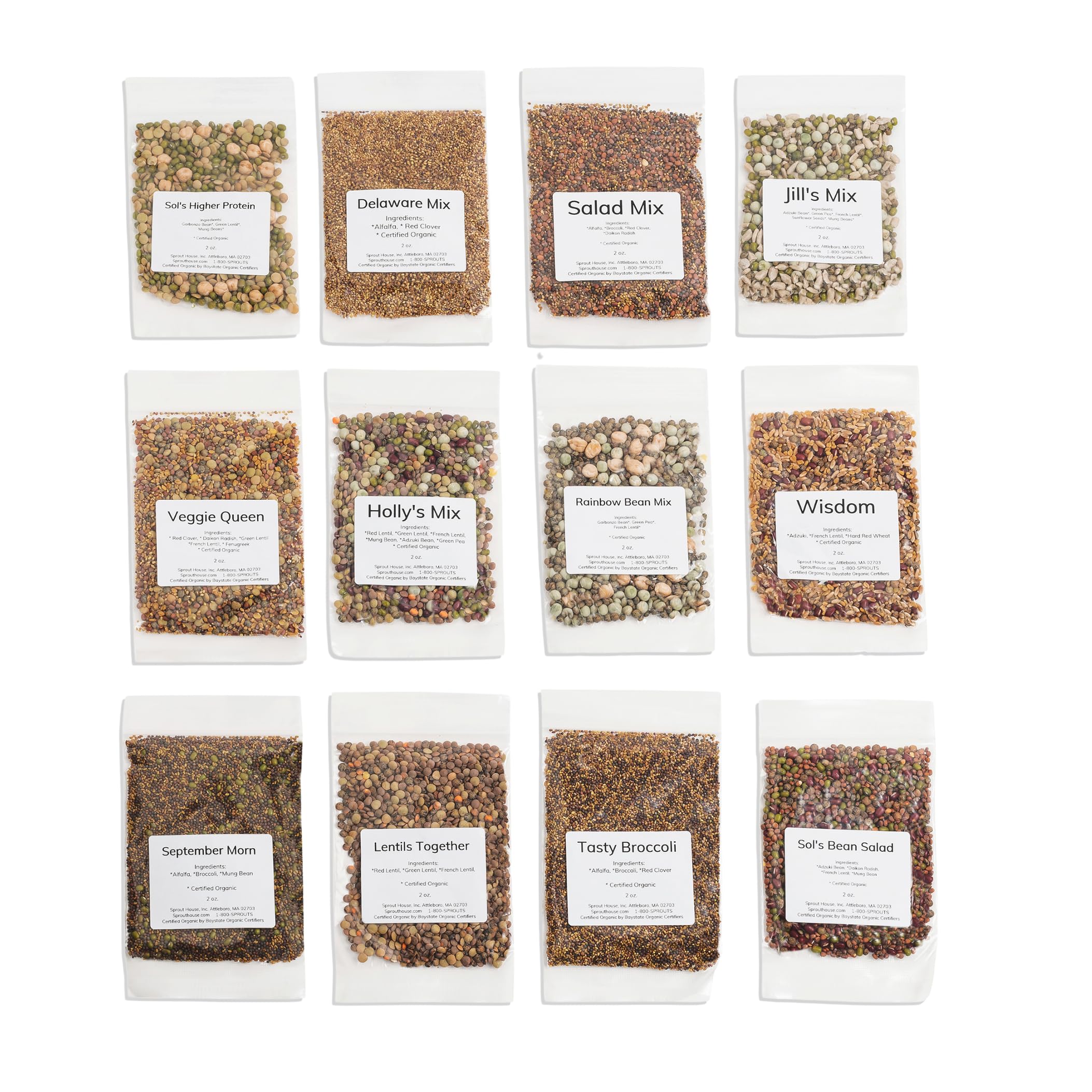 The Sprout House sprouting seeds ready-to-use mixes for quick, nutrient-rich sprouts.