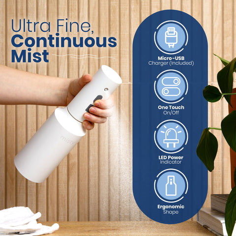 The Watering Vine electric sprayer with rechargeable battery for cordless use.