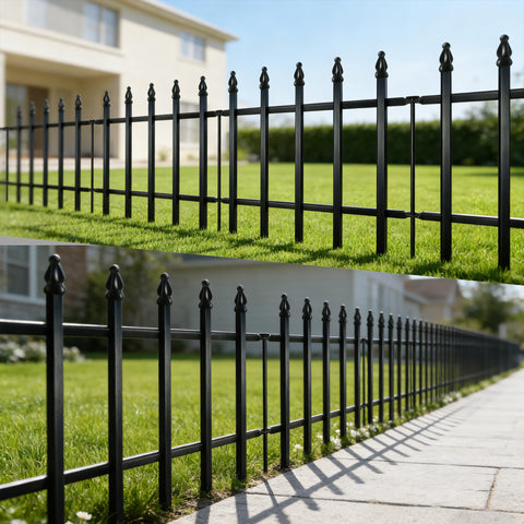 Thealyn easy-installation folding fence installs without tools for quick boundary setup.