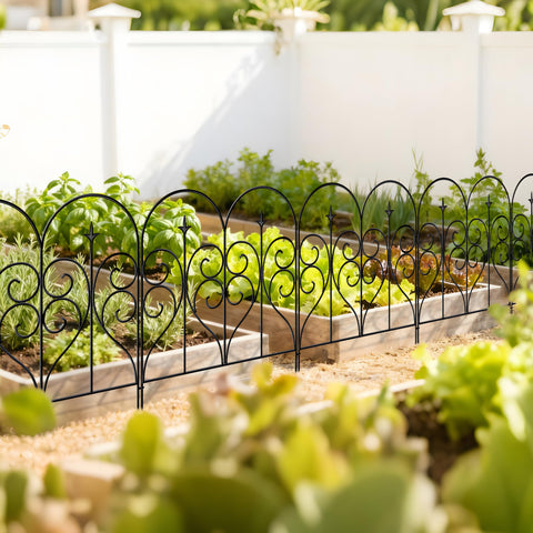 Thealyn modern design fence adding contemporary charm to gardens