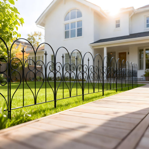 Thealyn small pet barrier fence section for yard safety
