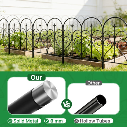 Thealyn rustproof-material fence withstands weather for outdoor use