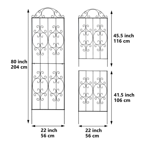 Thealyn Garden Trellis assembly with included screws for quick setup