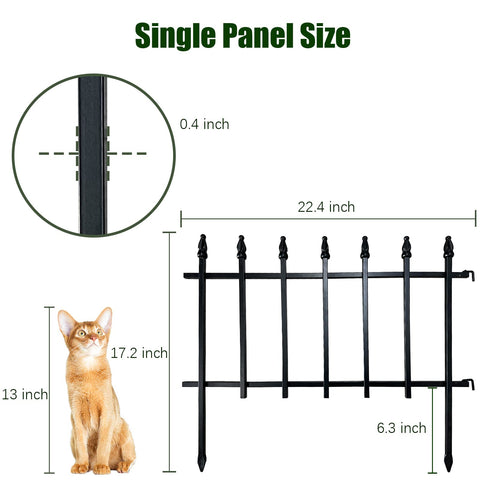 Thealyn rustproof fence panel withstands weather while defining garden borders.