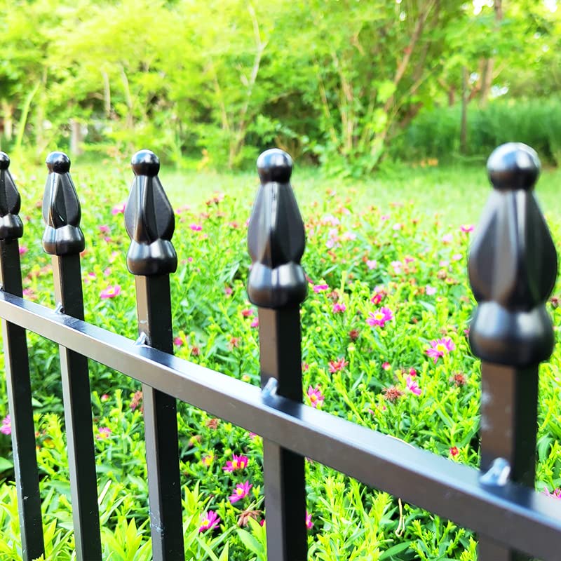 Thealyn landscape fencing is simple to install along a lawn edge.