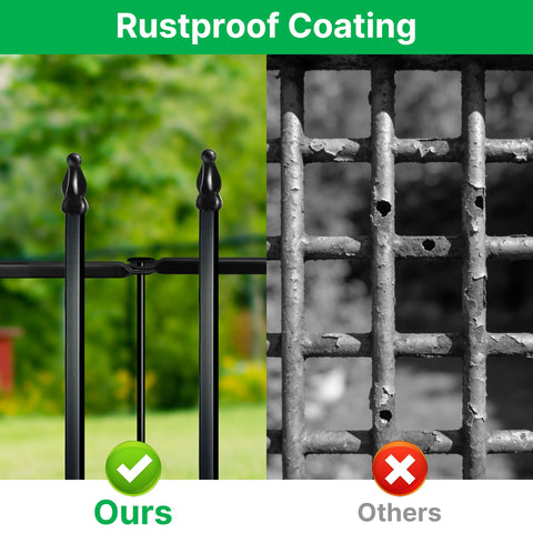 Thealyn modern-design garden fence blends style with practicality for edges