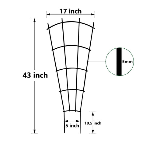 Great value 4-pack to train multiple climbers across spaces with Thealyn trellises