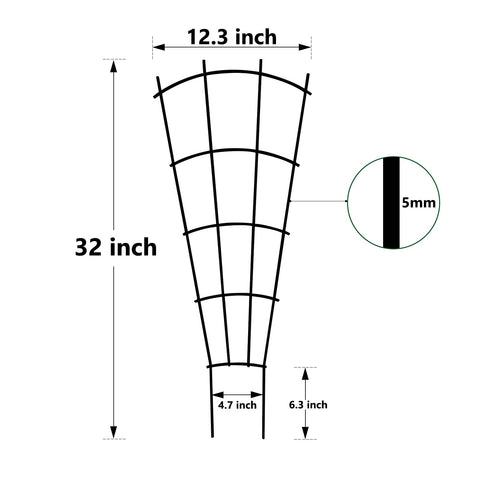 Thealyn roses and cucumbers train upward with this versatile trellis.