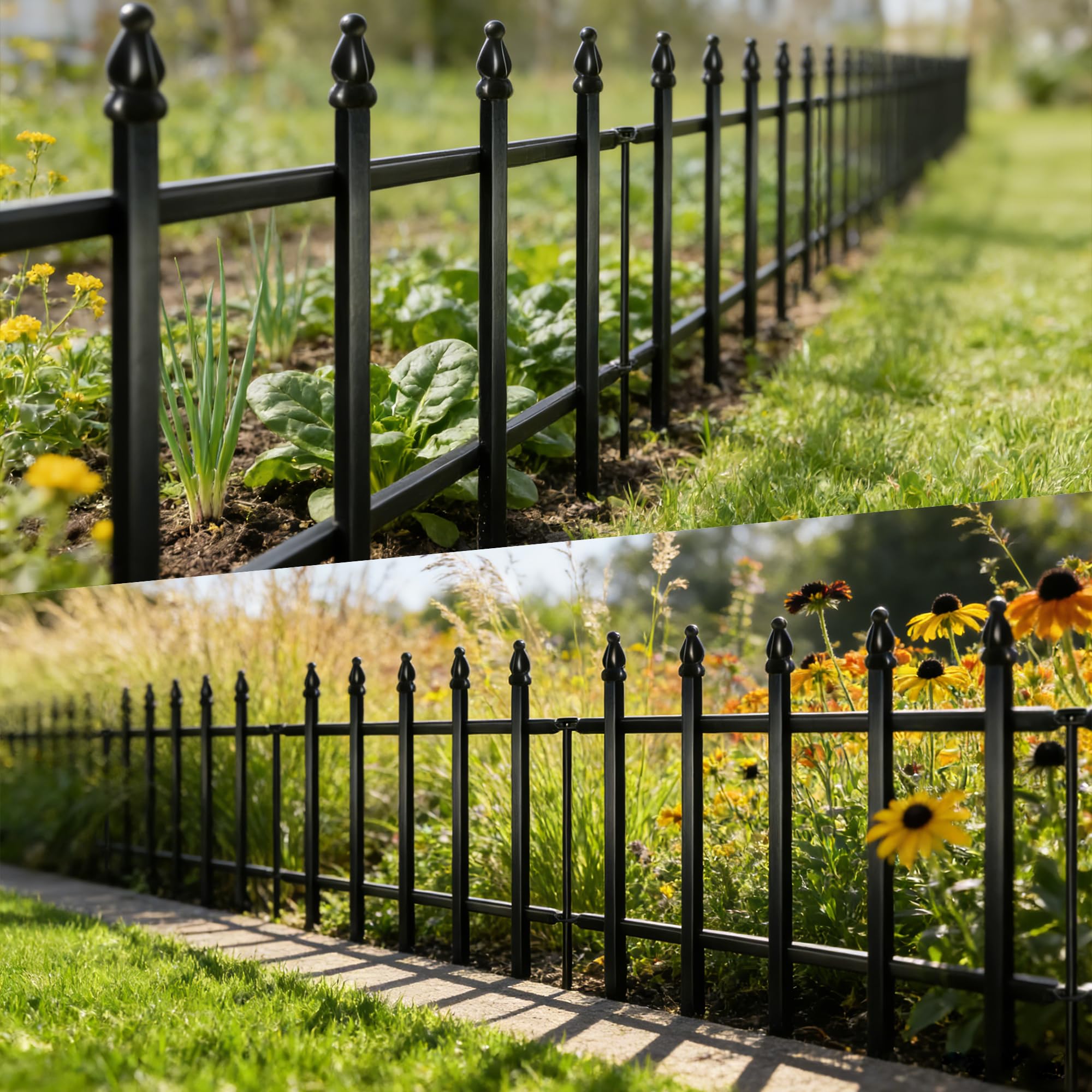 Thealyn rustproof finish keeps the fence vibrant through seasons and weather.