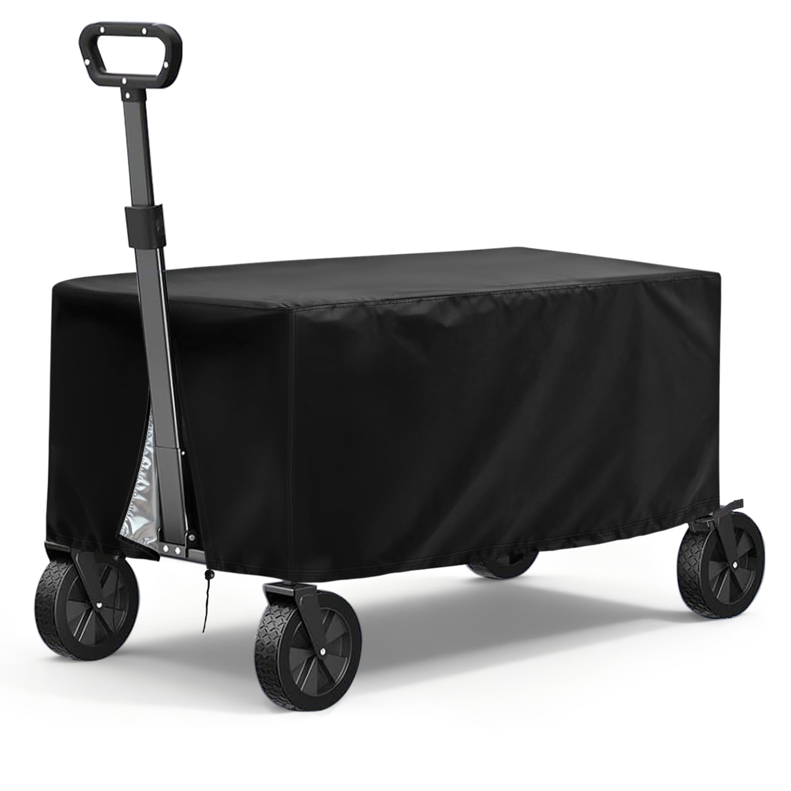 TheElves Collapsible Wagon Cover exterior protecting a wagon from sun and rain