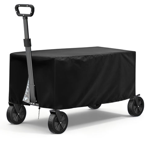 TheElves Collapsible Wagon Cover exterior protecting a wagon from sun and rain