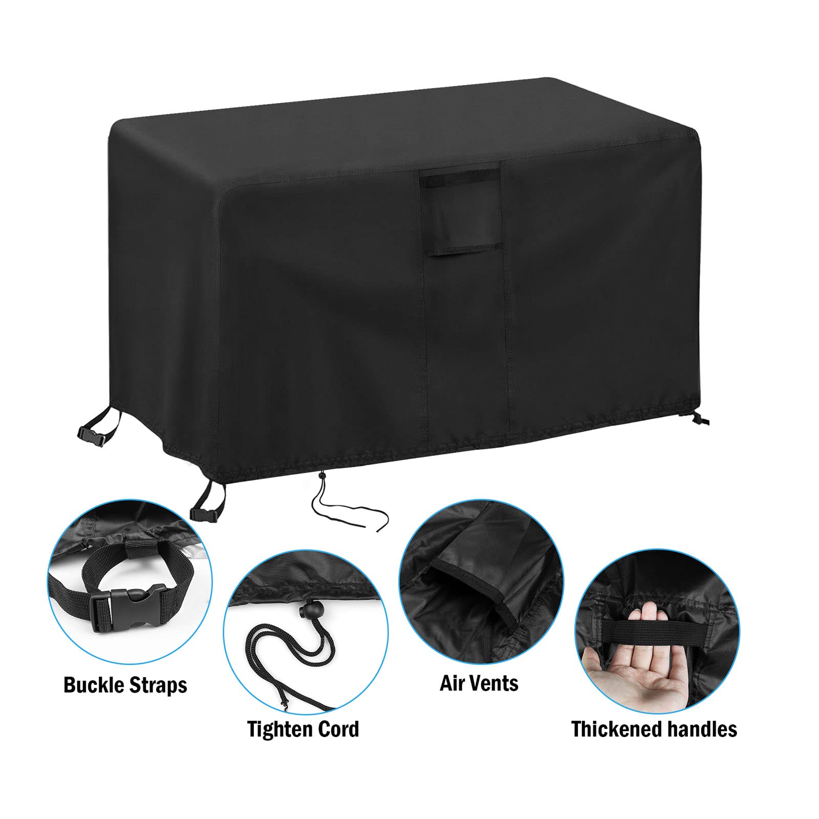 TheElves cover showing easy buckles and elastic band securing