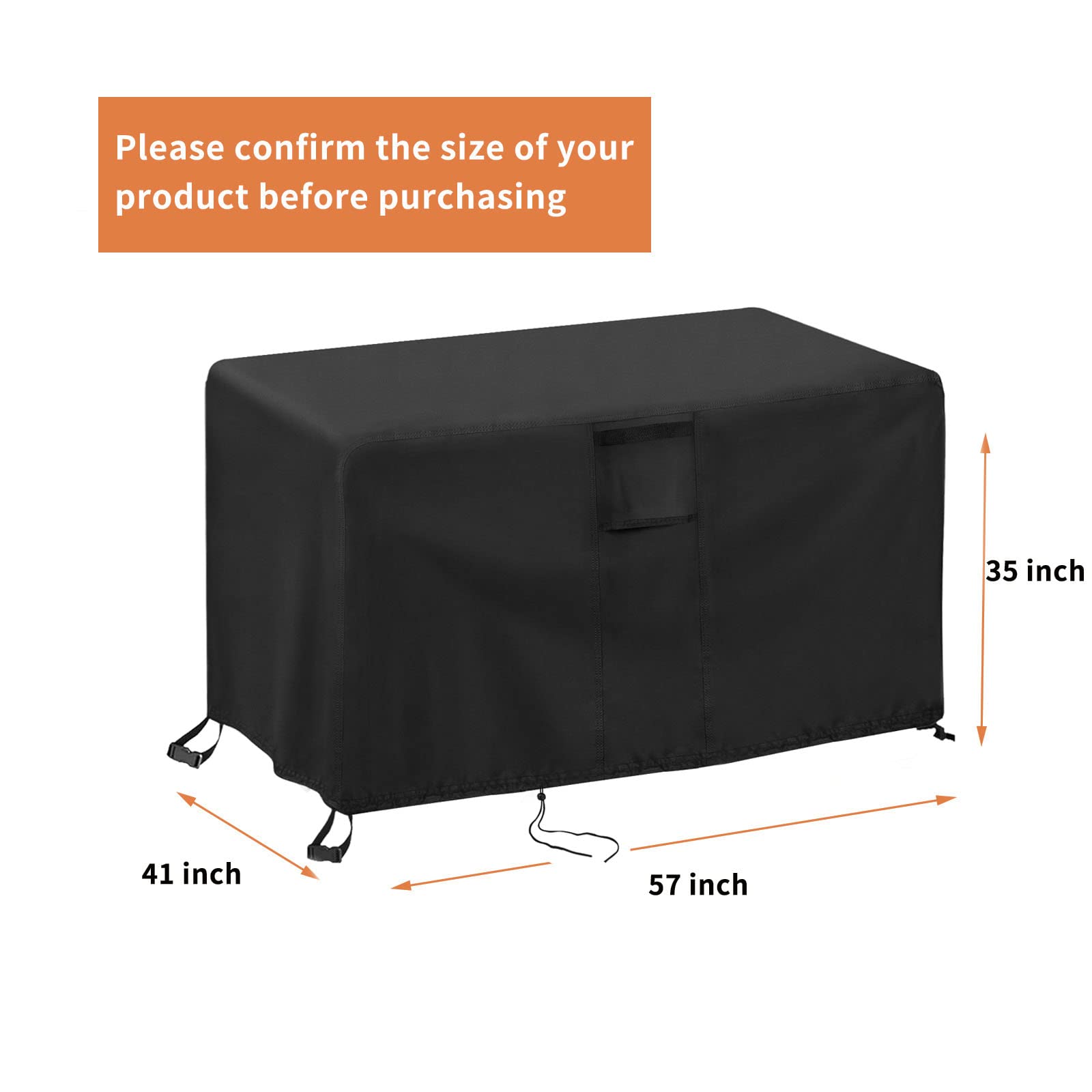 TheElves outdoor cover in waterproof, heavy-duty Oxford fabric A-frame style