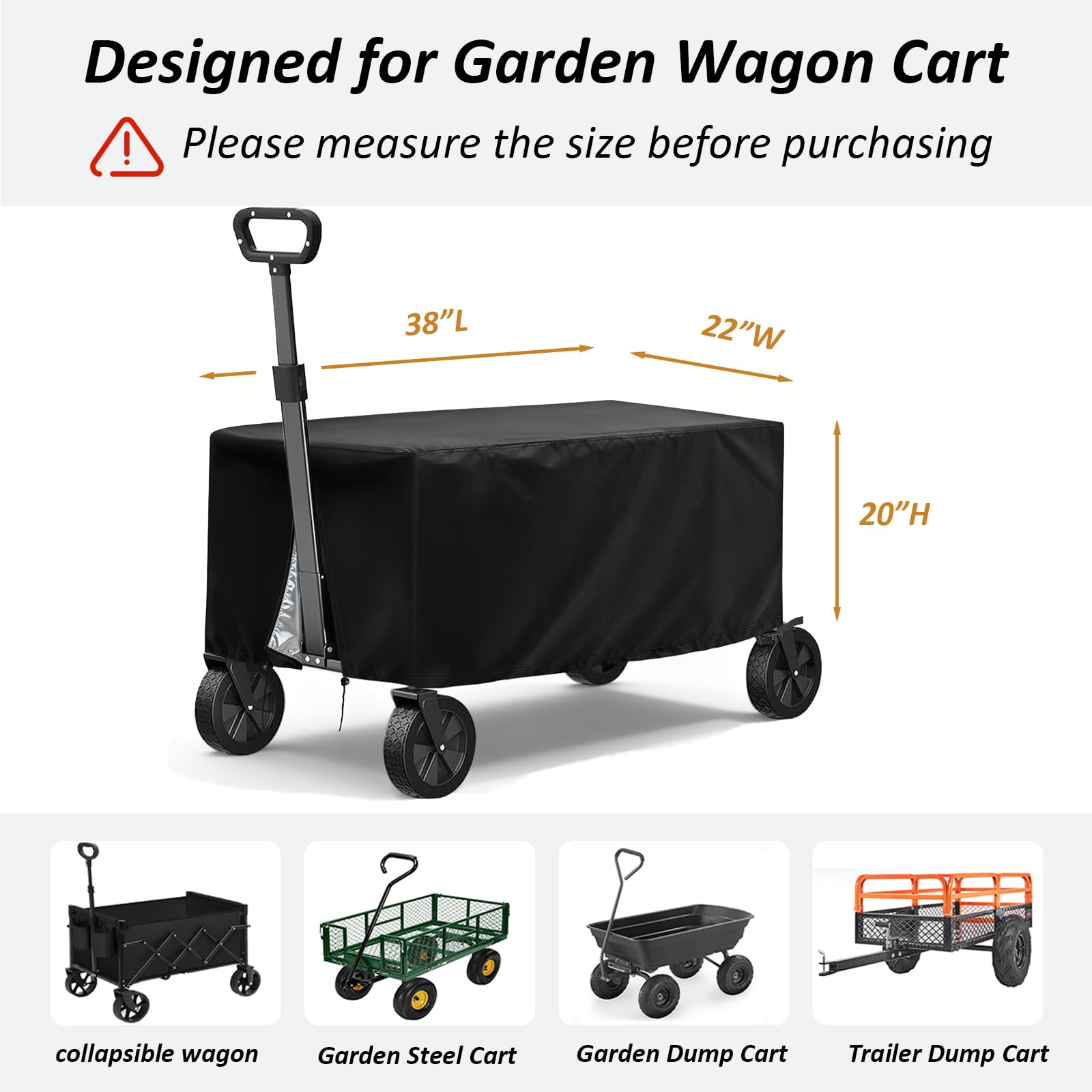 UV-resistant fabric of TheElves wagon cover protecting colors outdoors
