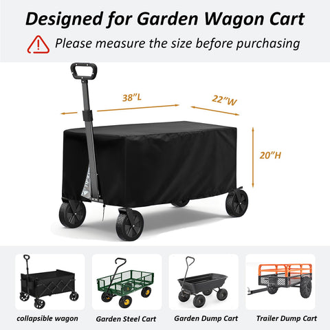UV-resistant fabric of TheElves wagon cover protecting colors outdoors