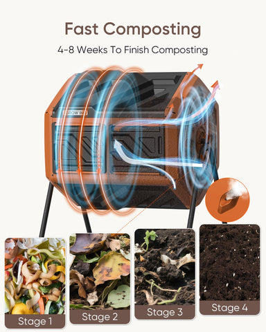 THE GROW'ING 43-gallon capacity suited for backyards and patios