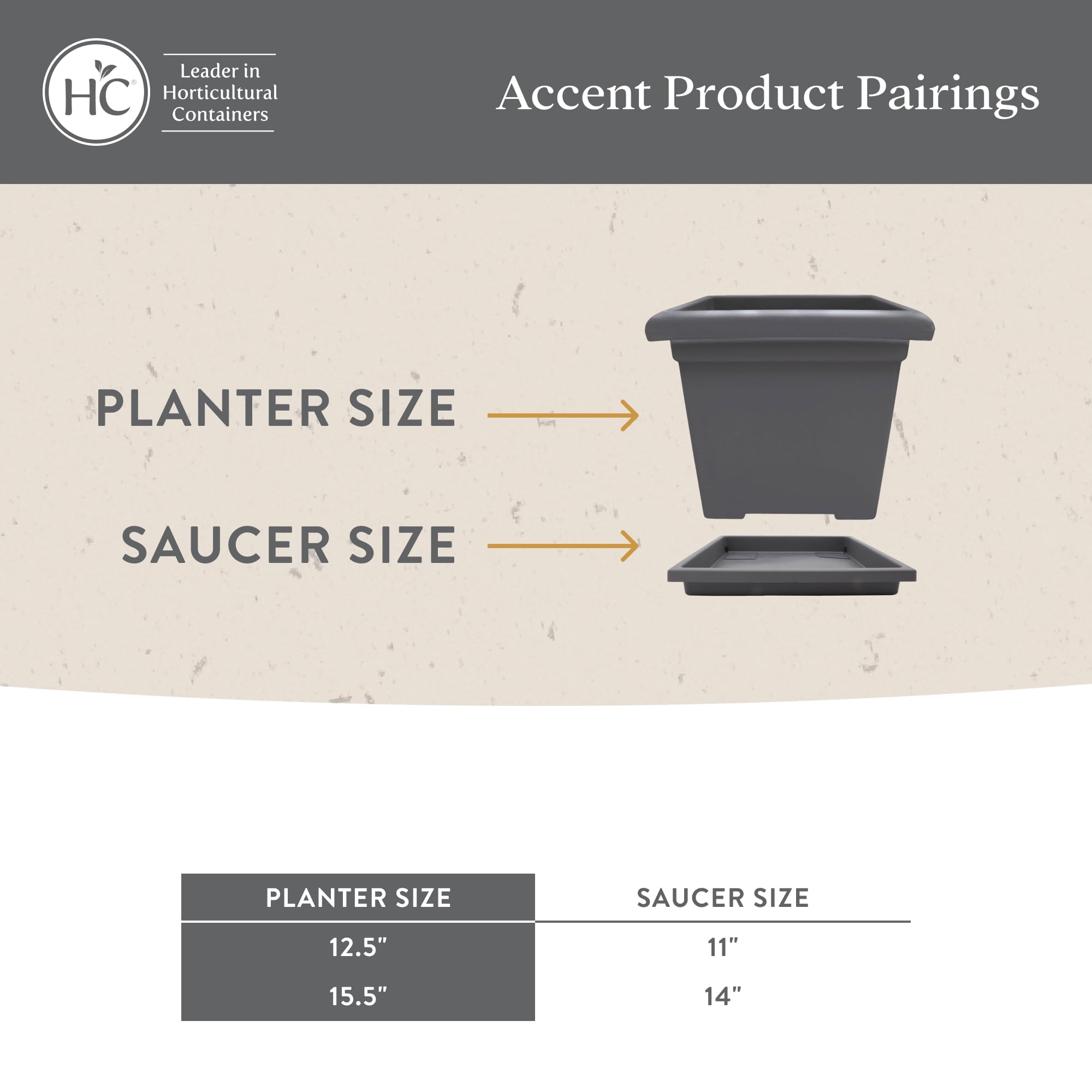 The HC Companies 2-pack of planters ideal for garden or home displays.