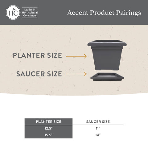 The HC Companies 2-pack of planters ideal for garden or home displays.