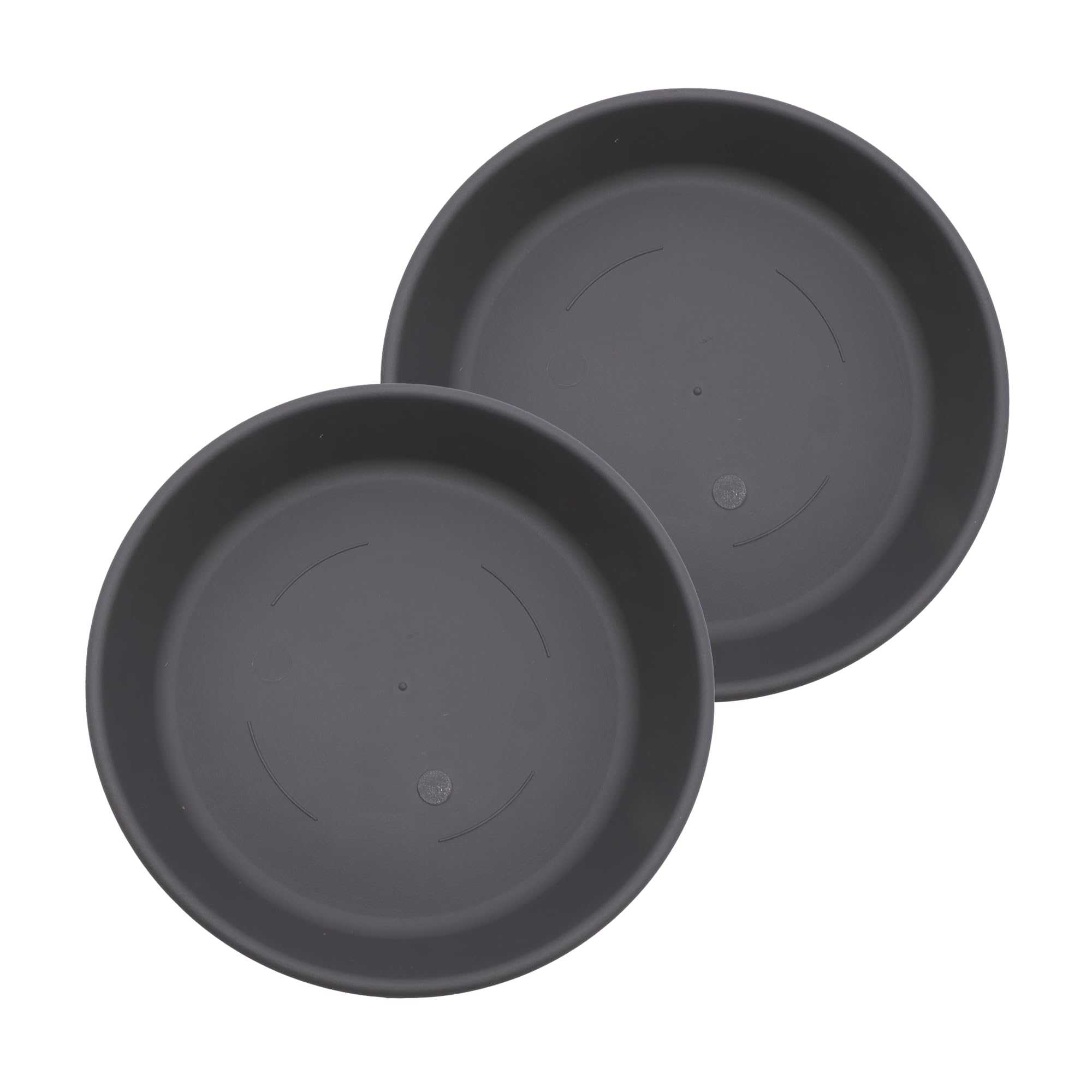 The HC Companies 12.5-inch classic round plant saucer protects surfaces under pots.