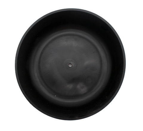 Dimensional view of Capri Bowl 6x6x2.25 inches for compact spaces.