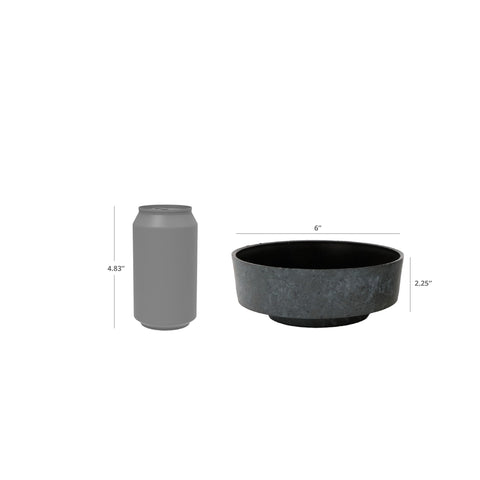Capri Bowl used for small plants and herbs beyond succulents.