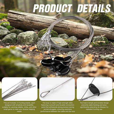 TheLinenLady outdoor survival trapping gear showcased for quick trap placement
