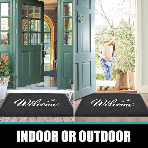 T.HENV Welcome Mat easy to clean with broom or hose
