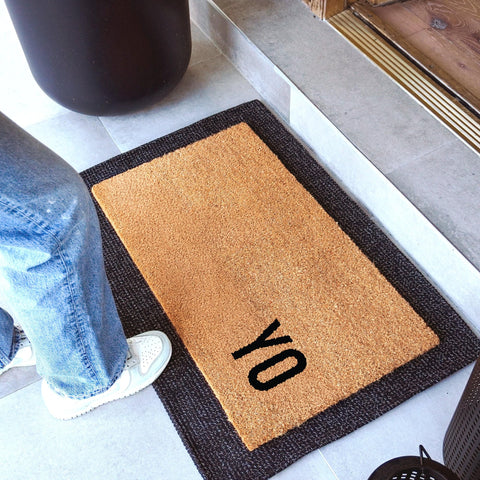 The Theodore Magnus door mat 17x30 durable coir for stylish entryways