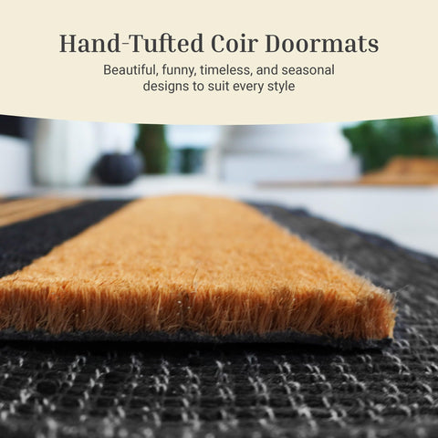 THEODORE MAGNUS door mat durable high-traffic use demonstrates long-lasting color and texture.