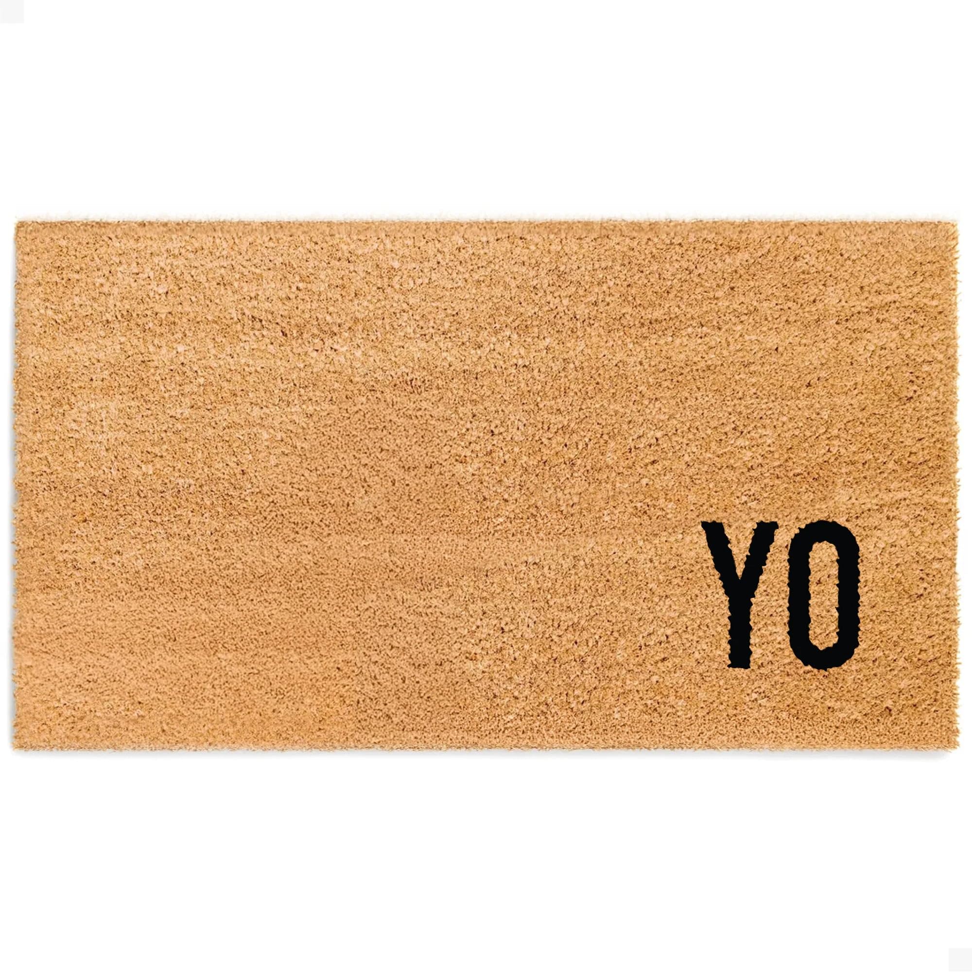 Theodore Magnus door mat with non-slip backing for safer entry