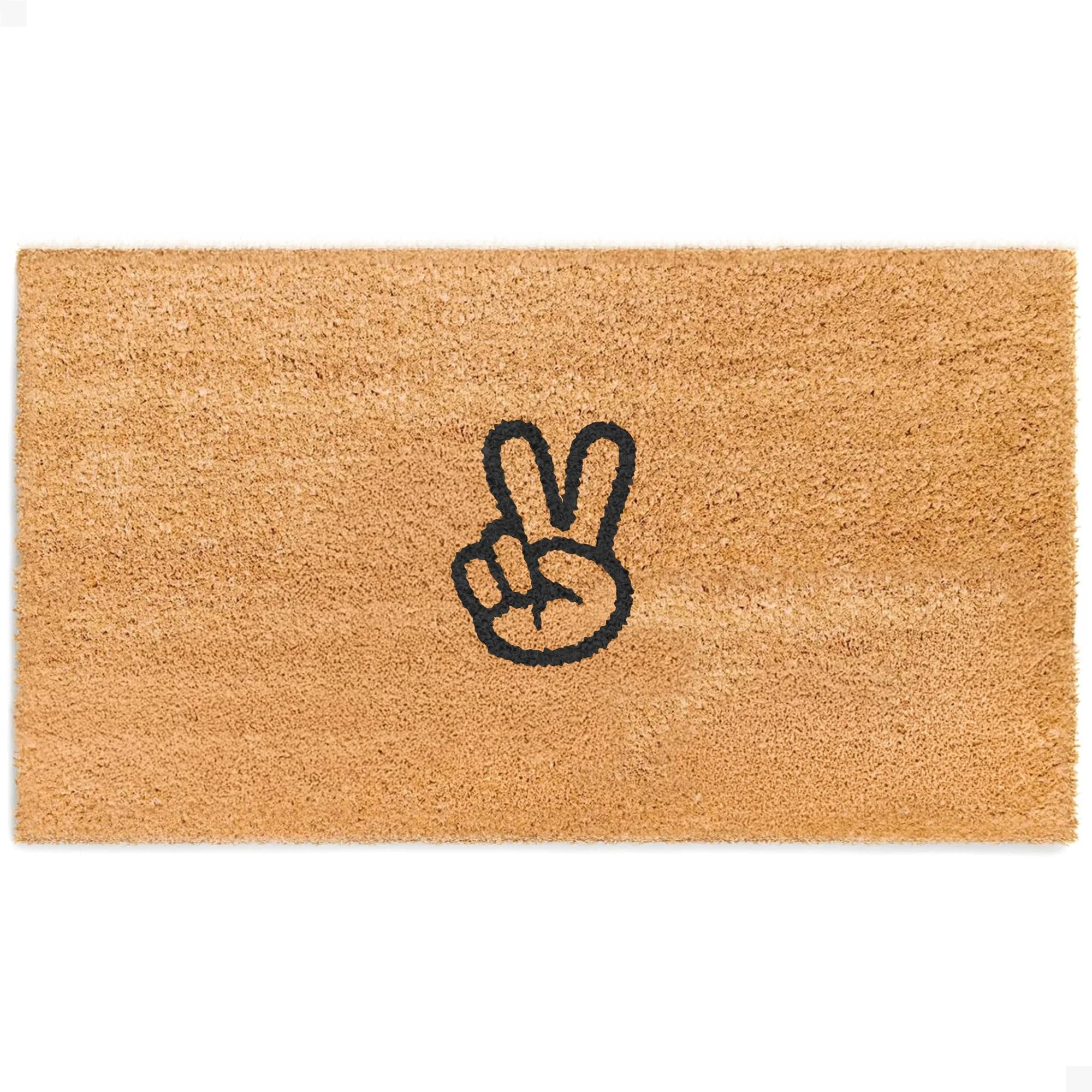 THEODORE MAGNUS door mat front-door welcome view; traps dirt while adding curb appeal.