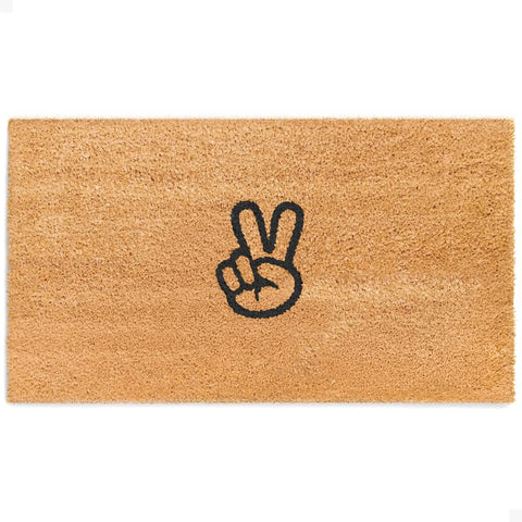 THEODORE MAGNUS door mat front-door welcome view; traps dirt while adding curb appeal.