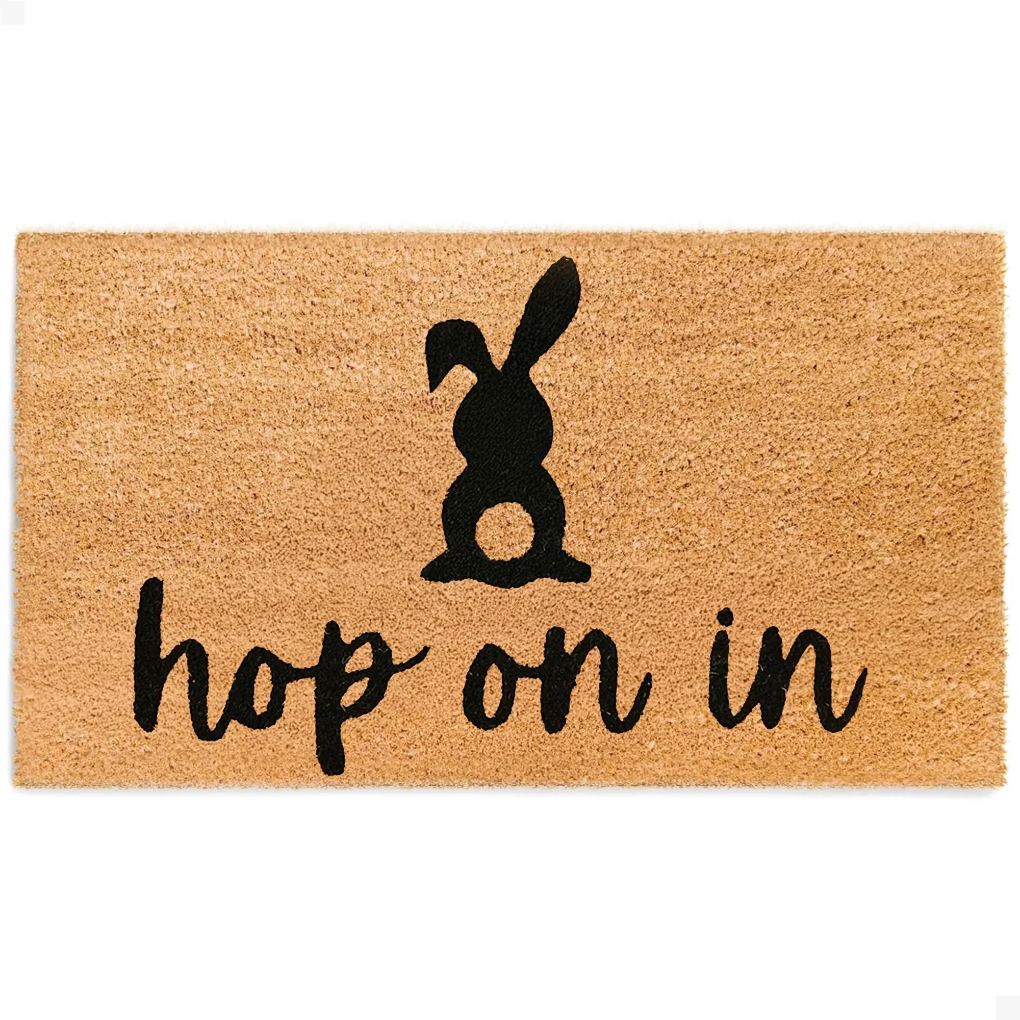 The Theodore Magnus Easter Doormat welcomes guests with natural coir and durable construction.