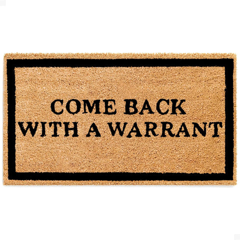 Theodore Magnus funny door mat with welcoming design and durable coir for everyday entryways.