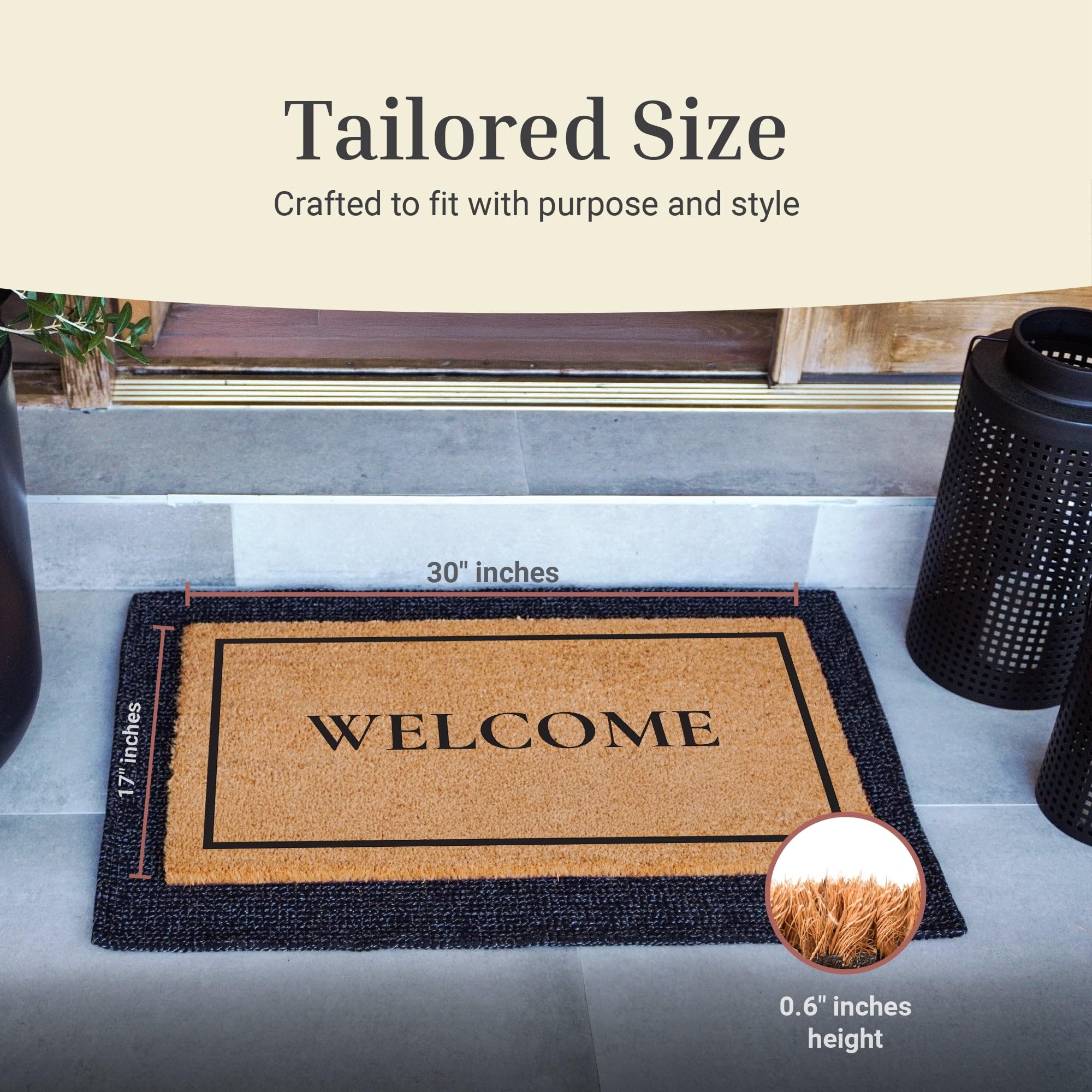 Theodore Magnus non-slip backing image emphasizes secure placement on slick floors.