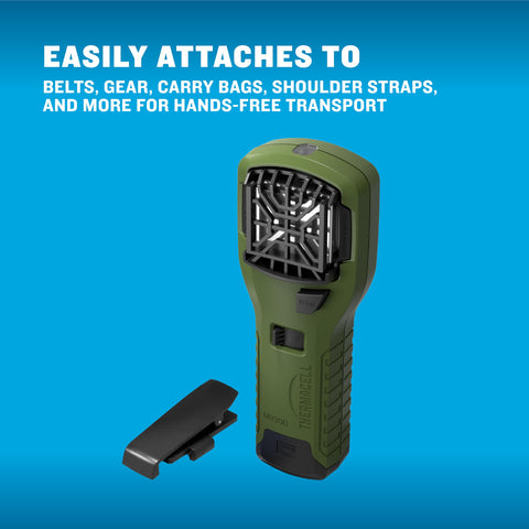 MR300 assembly with clip demonstrates quick, secure setup