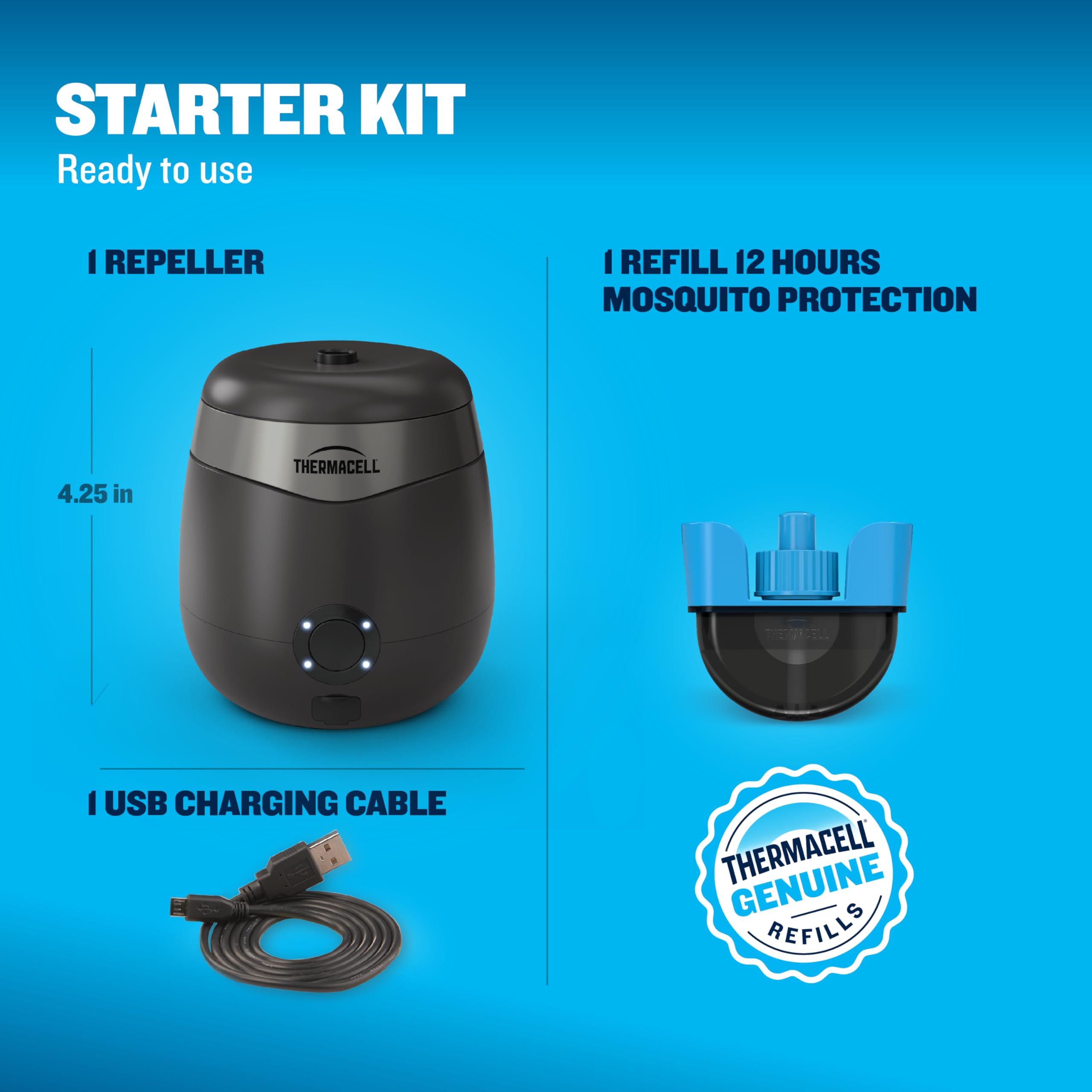 Thermacell E-Series portable design suited for backyard gatherings