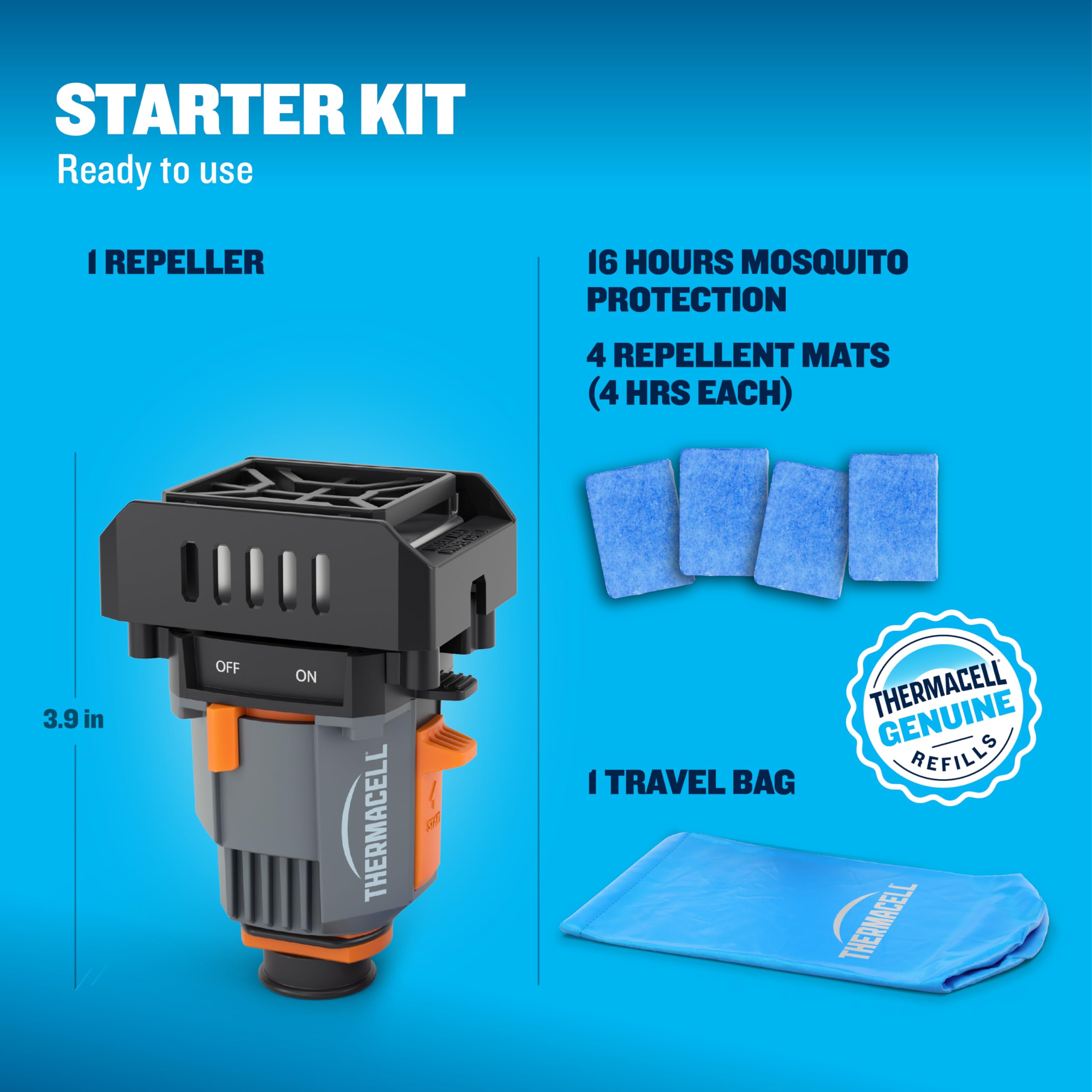 Thermacell EPA-reviewed safety and effectiveness for outdoor use