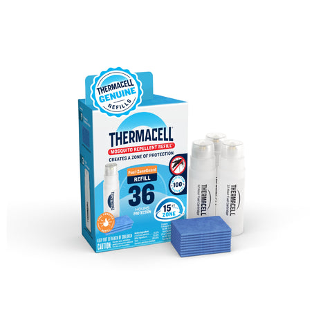 Thermacell Fuel-ZoneGuard 15ft zone protecting outdoor space without sprays