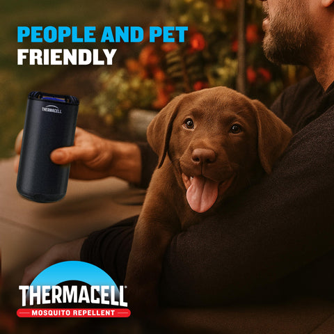 Illustration of Thermacell Patio Shield 15ft zone coverage