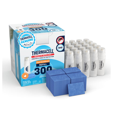 Thermacell 72-hour refill pack delivers extended mosquito protection outdoors.
